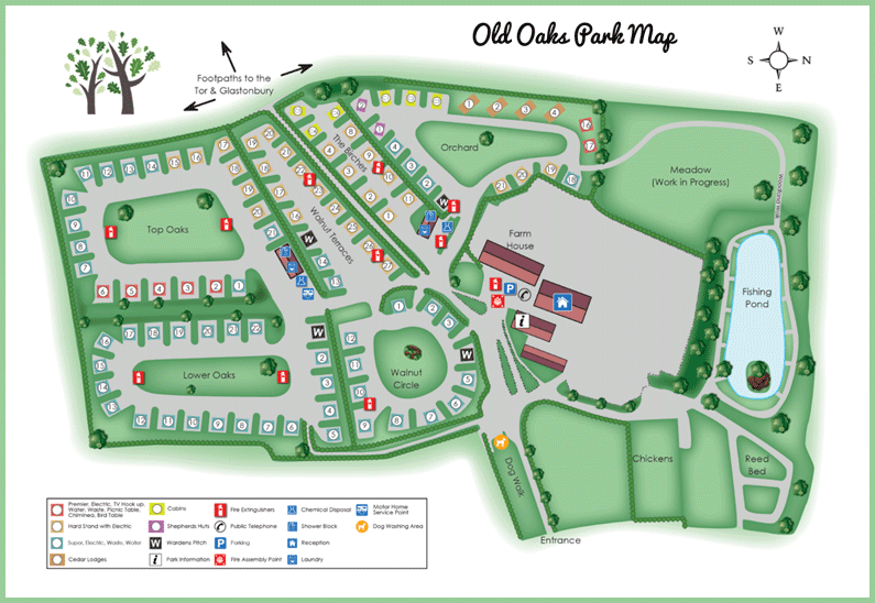old oaks park map 2017